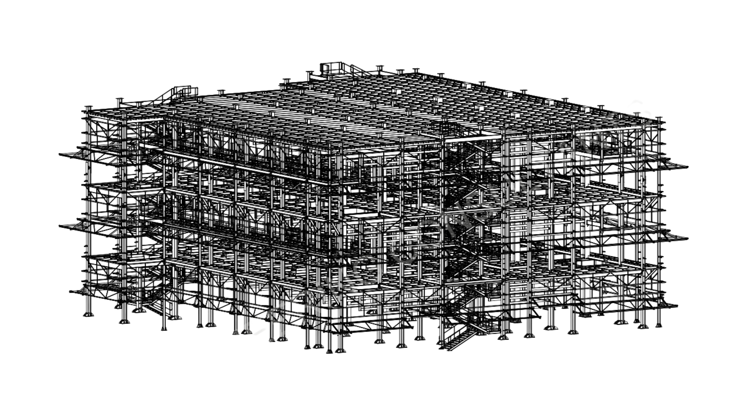 3D Structural Fabrication Drawing
